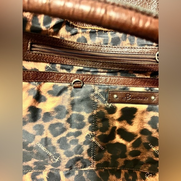 "Authentic B MAKOWSKY VACHETTA LISBON TAN HOBO/SHOULDER BAG STYLE #BM6210- - Picture 17 of 17